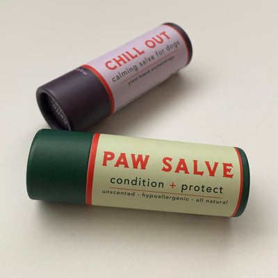 new! paw salve in eco-friendly packaging
