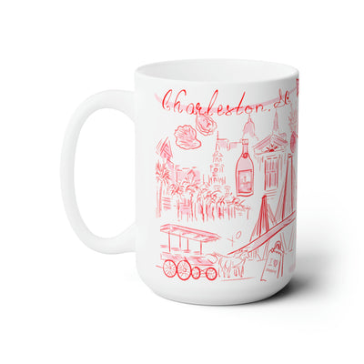 All things Charleston Cute as a button Ceramic Mug 15oz