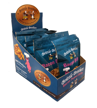 Brittle Brothers Bacon Peanut Brittle Shipper - 10 Bags!
