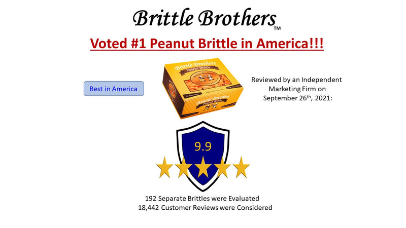Brittle Brothers - Pecan Brittle - 1 Pound Box