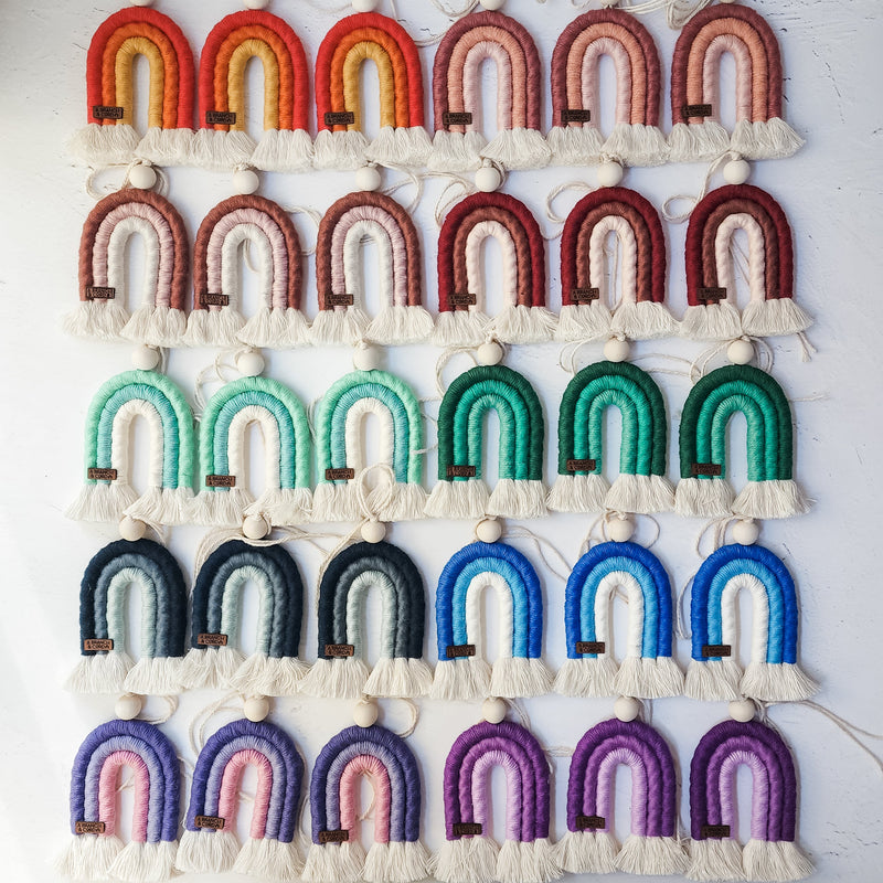 Macrame Rainbow Small Hanging Diffuser - Surprise combo