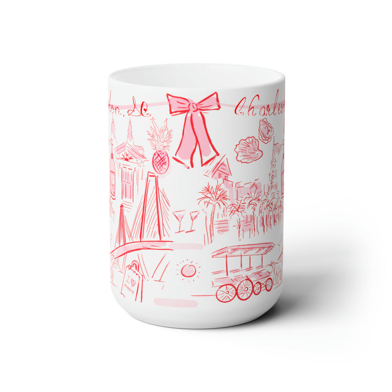 All things Charleston Cute as a button Ceramic Mug 15oz