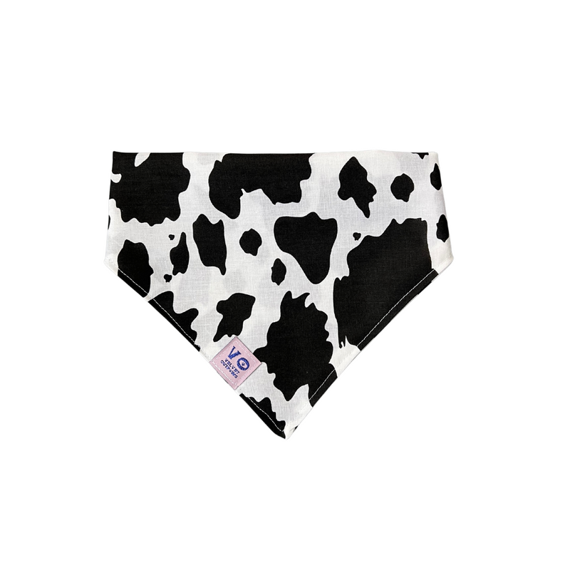 Cow Print Dog Bandana