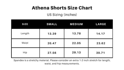 White Athena Shorts