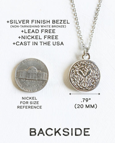 Simple Joy - Silver Necklace