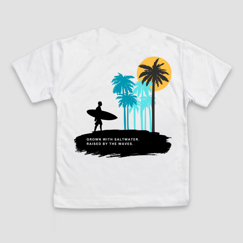Palm Tree Surfer Tee