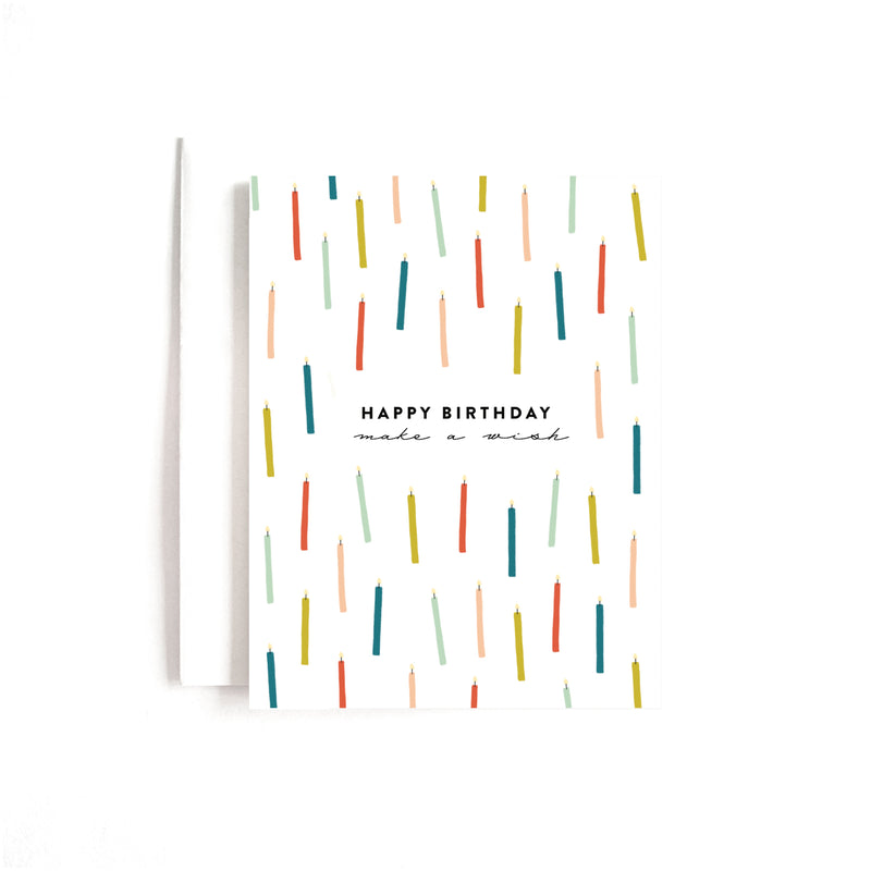 Make a Wish Birthday Candles Card