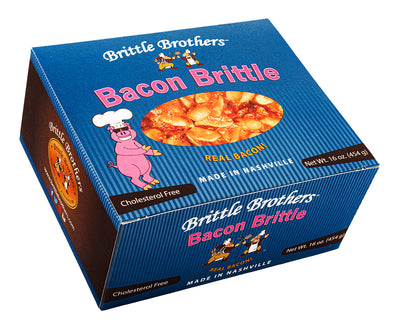 Brittle Brothers - Bacon Peanut Brittle - 1 Pound Box