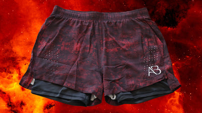 Men's Blood Red Compression Liner Shorts V3