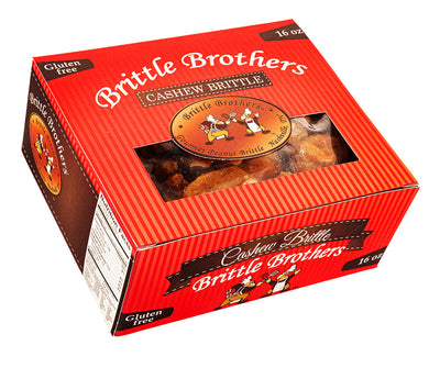 Brittle Brothers - Cashew Brittle - 1 Pound Box