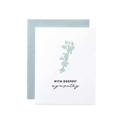 Floral With Deepest Sympathy Card