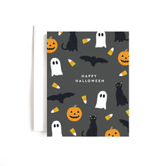 Halloween Pattern Card