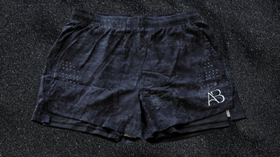 Men's Faded Black Compression Liner Shorts V3