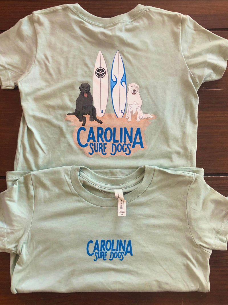 Toddler & Youth size Carolina Surf Dogs t-shirt