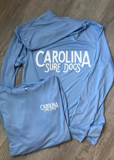Carolina Surf Dogs UPF 50+ Hooded Sun Shirt