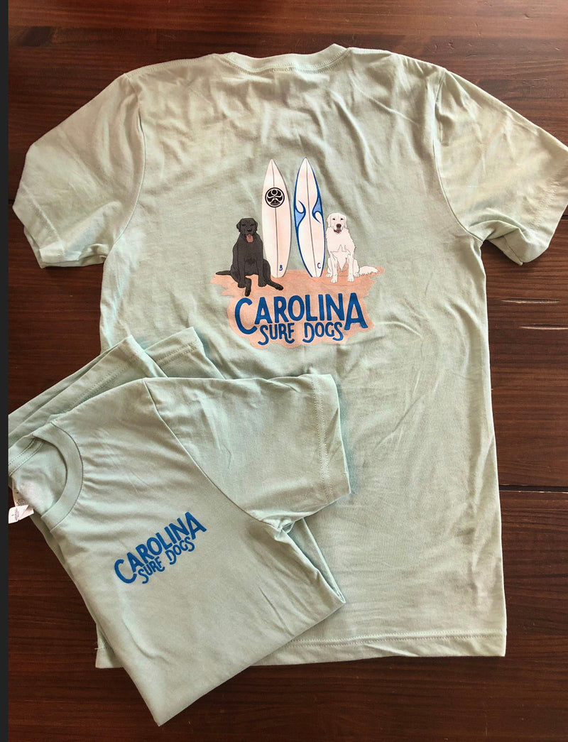 New Colors Carolina Surf Dogs Full Logo T-Shirt