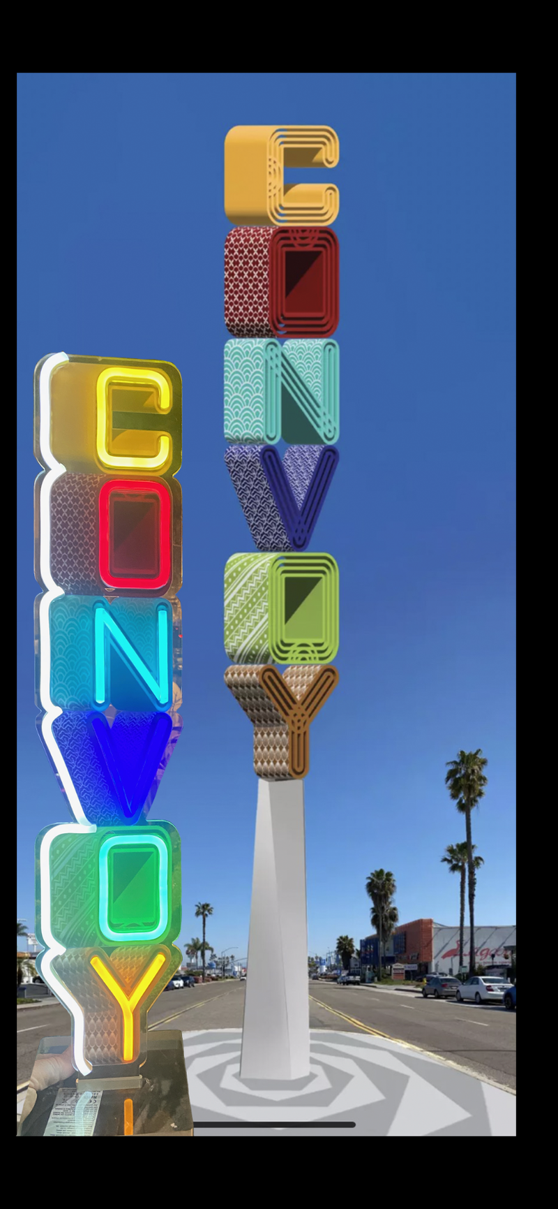 Convoy District, San Diego Ca. LED Sign (Available Now)