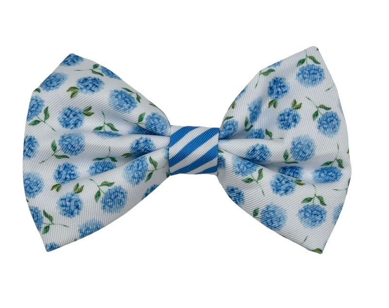 Blue Hydrangea Bow Tie
