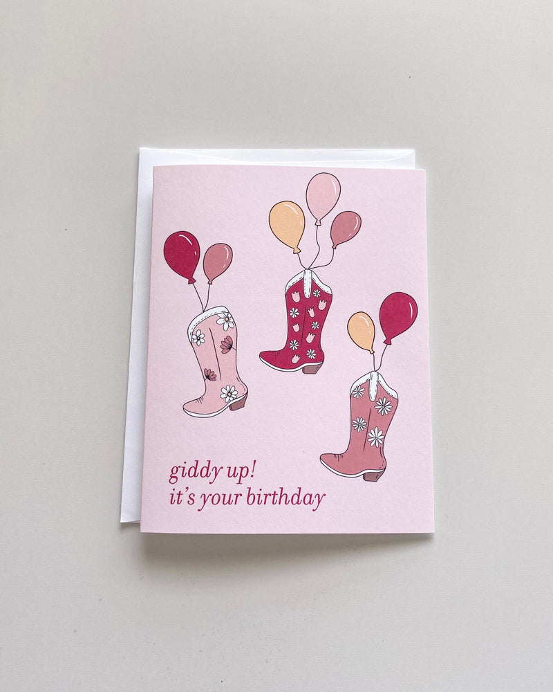 Cowgirl Birthday Greeting Card