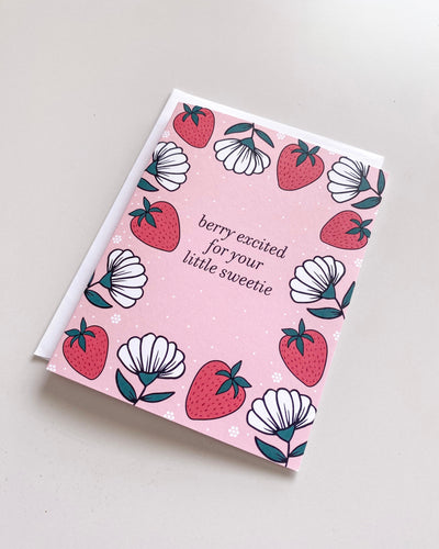 Strawberry Baby Greeting Card
