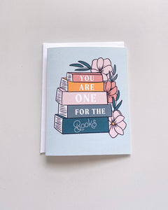 One for the Books Greeting Card