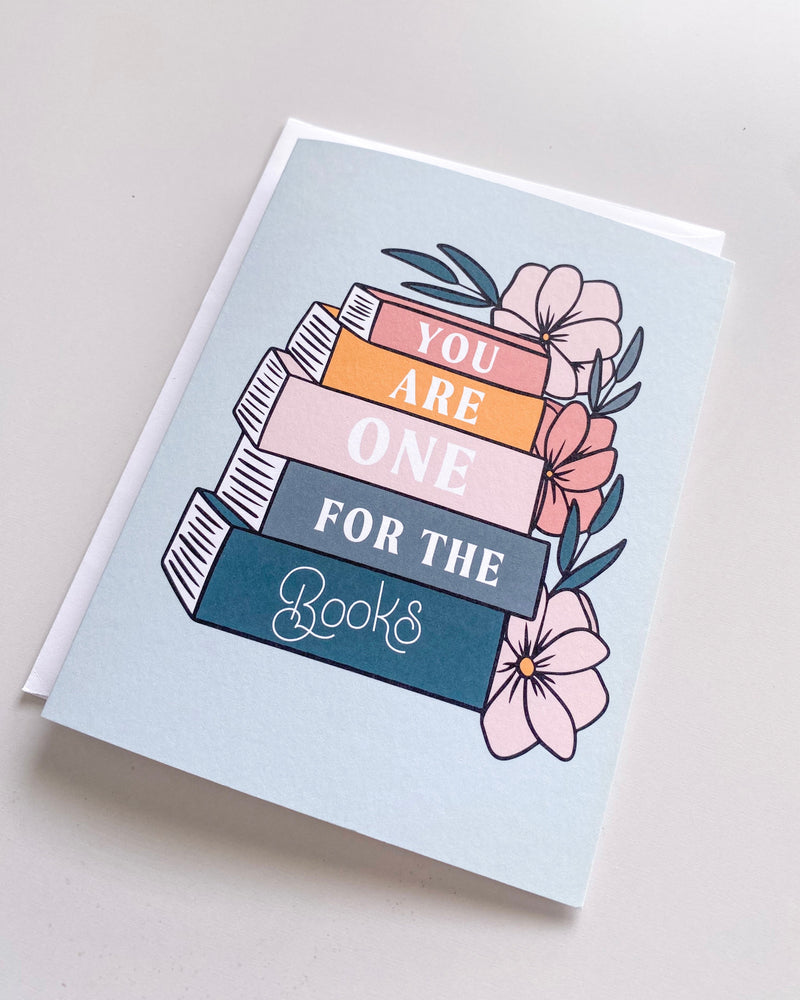 One for the Books Greeting Card