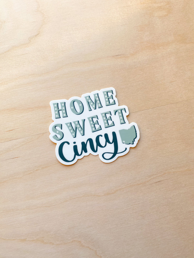 Home Sweet Cincy Sticker