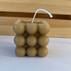 Beeswax Bubble Candle