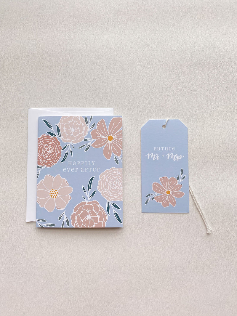 Happily Ever After Card + Gift Tag Set
