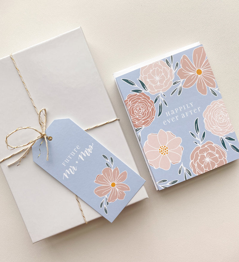 Happily Ever After Card + Gift Tag Set
