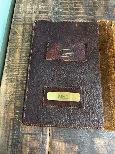 Executive Folio | Cognac Buffalo Leather