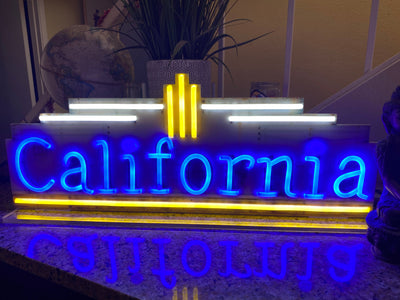 California BLUE, LED Sign (Available Now)