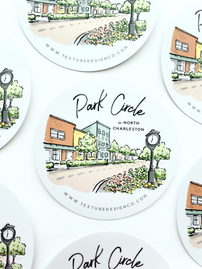 The Sherbet Streets Park Circle Sticker