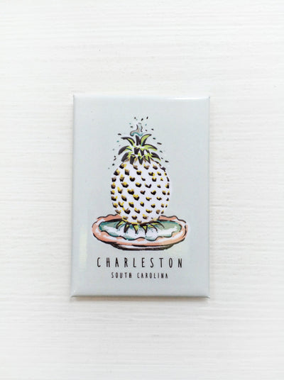 Magnet - Charleston Pineapple Fountain