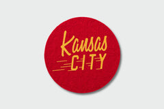 Kansas City Flyer Wool Coaster