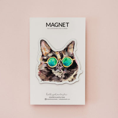 Sunglasses Cat Magnet