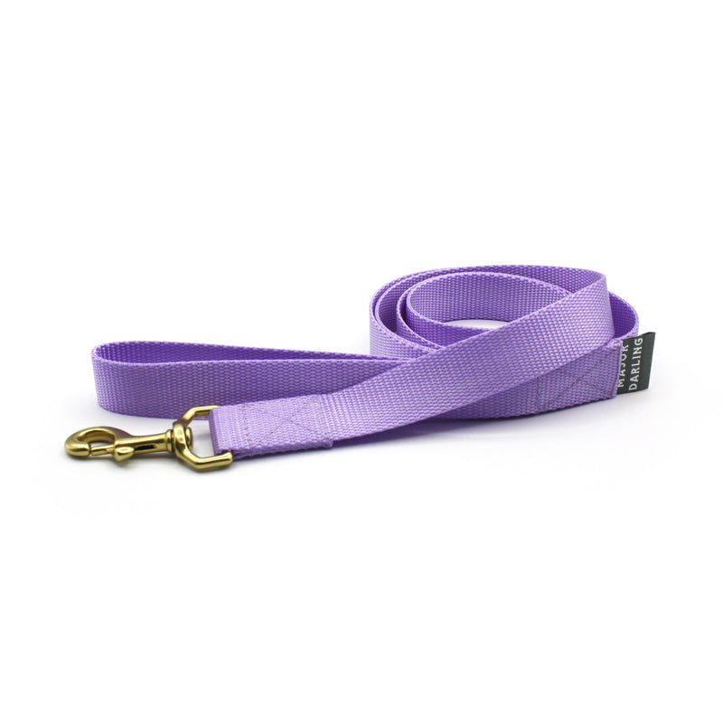 basic leash / lilac