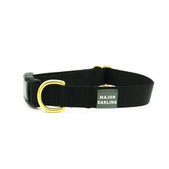 side-release buckle collar / black