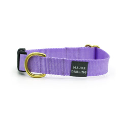 side-release buckle collar / lilac