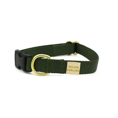 side-release buckle collar / olive