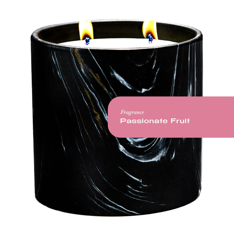Passionate Fruit Black Marquina Candle