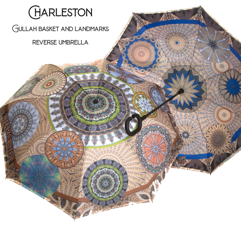 Sunburst - Charleston World Tour Reverse Umbrella