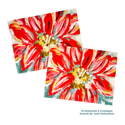 The Poinsettia Notecards