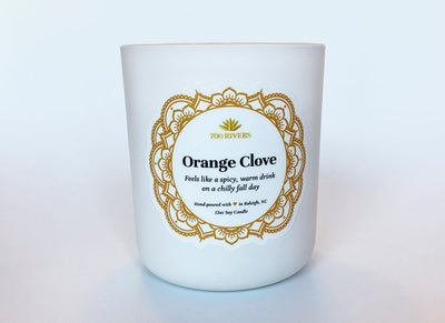 Orange Clove - Glow and Grow Candle - 12 oz