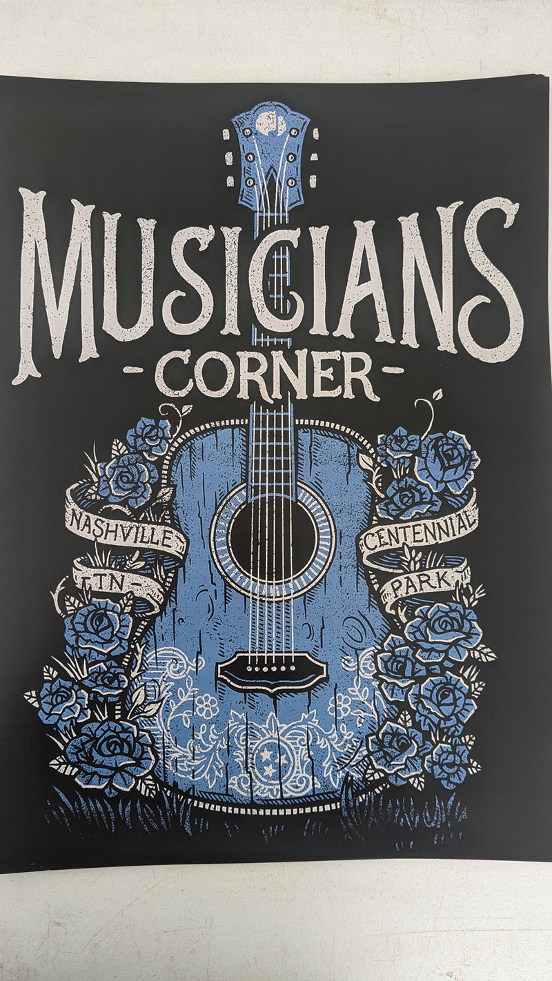 Musicians Corner Poster