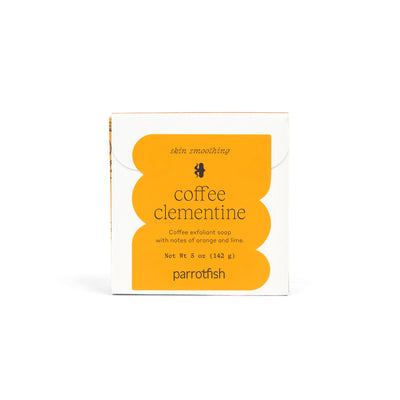 coffee clementine exfoliant soap bar