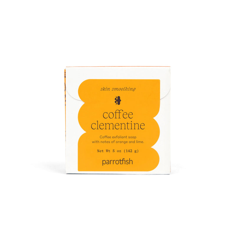 coffee clementine exfoliant soap bar