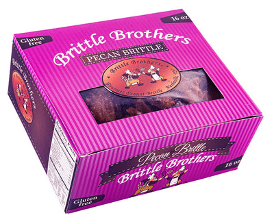 Brittle Brothers - Pecan Brittle - 1 Pound Box