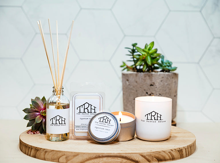 Signature Scent Candle at The Rustic House