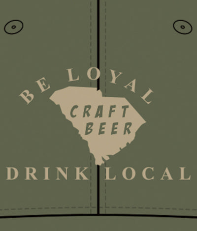 Be Loyal, Drink Local Craft Beer Trucker Hat Olive/Camo